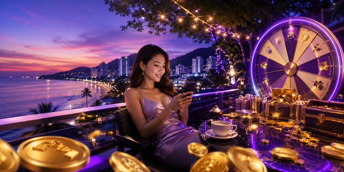 Atlet memerhati pusingan roulette dalam gaya Melayu di Penang