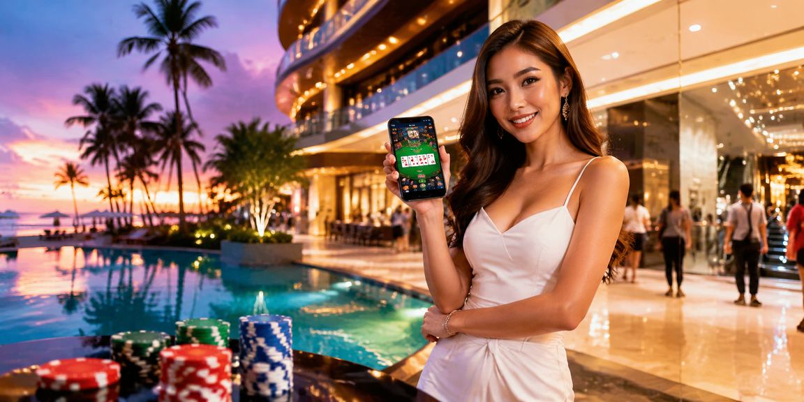 Pemain menikmati permainan kasino rummy di Penang dengan gaya Melayu